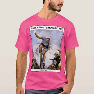 Giro D Italia Vintage 1953 Fausto Coppi Tävla Pri T Shirt