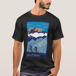 Giro D&x27; Italia Retro Passo Dello Stelvio Cycl T Shirt