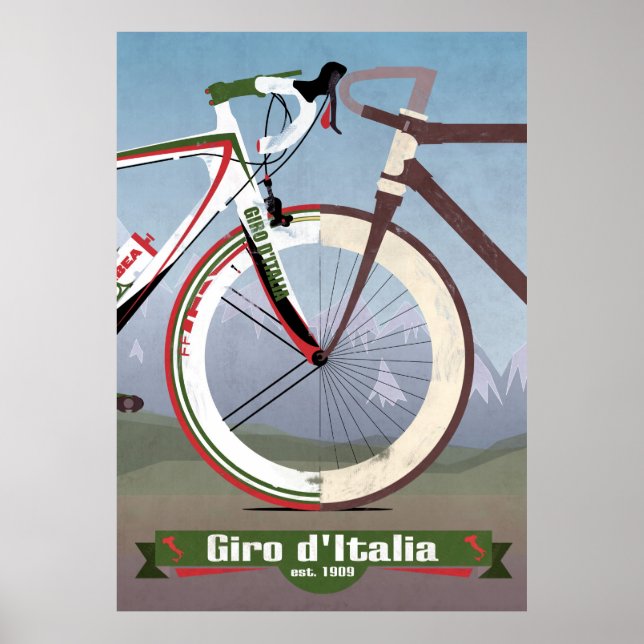 GIRO D'ITALIA POSTER (Framsidan)