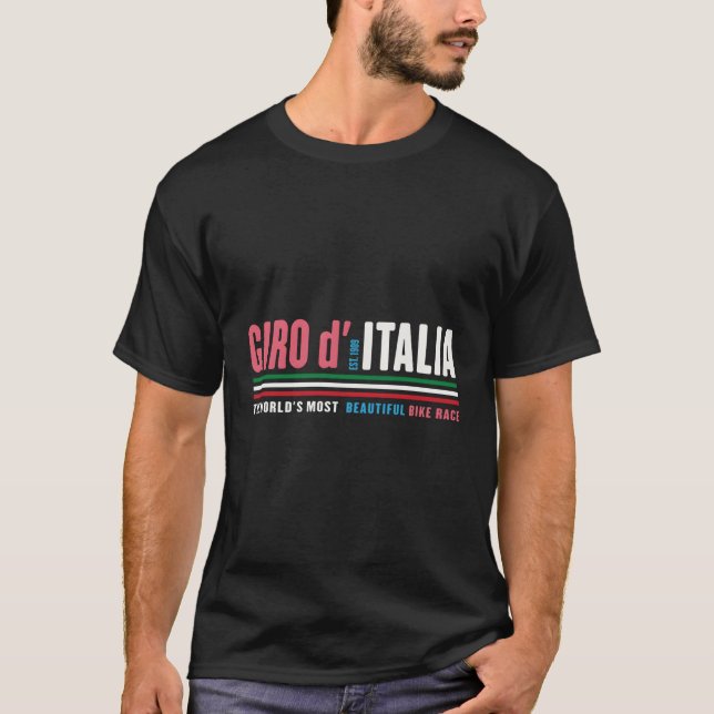Giro D'Italia T Shirt (Framsida)