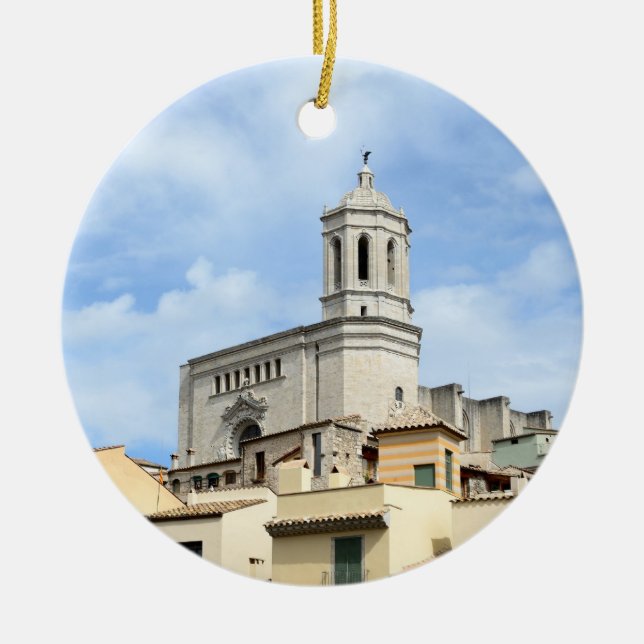 Girona (Gerona) prydnad Julgransprydnad Keramik (Framsidan)