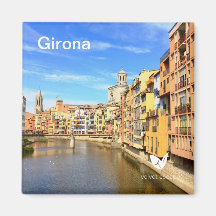 Girona-kylmagnet av Velvet Escape