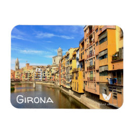 Girona-kylmagnet av Velvet Escape Magnet