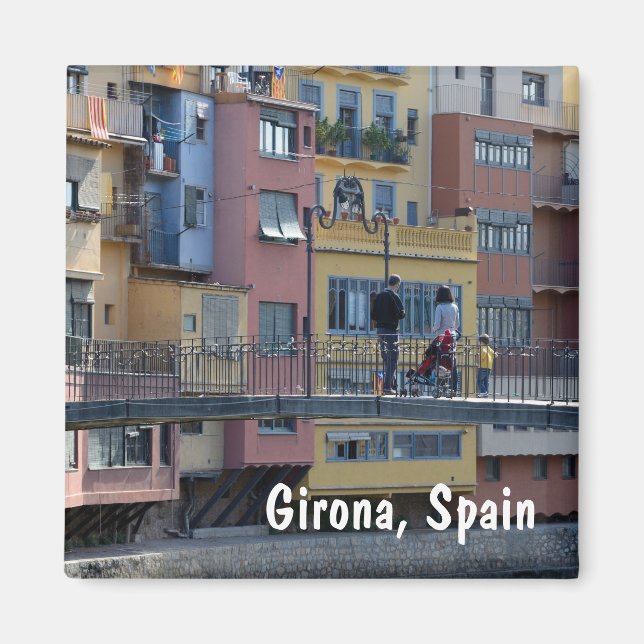 Girona, Spanien Magnet (Framsidan)
