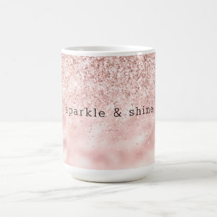 GirRosa Gnistra Glitter personlig Kaffemugg