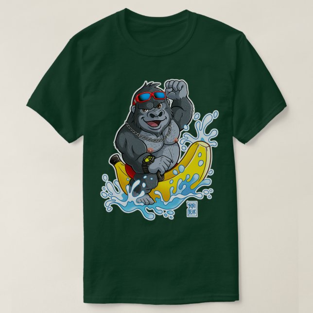 GIRTHY GORILLA BEARZOO SERIES T SHIRT (Design framsida)
