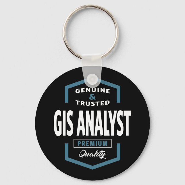 Gis Analyst | Gift-idéer Nyckelring (Framsida)