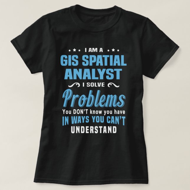 GIS-rumslig analys T Shirt (Design framsida)