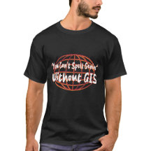 GIS/Uppmätning T-shirt visa stil