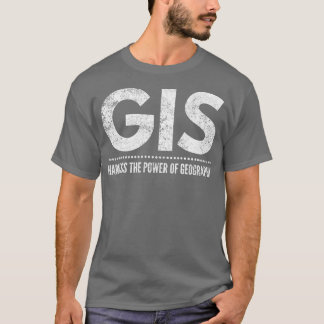 GIS utnyttjar geografins makt t T Shirt