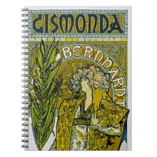 Gismonda Anteckningsbok Med Spiral