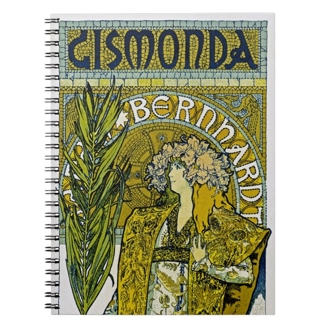 Gismonda Anteckningsbok Med Spiral (Framsidan)
