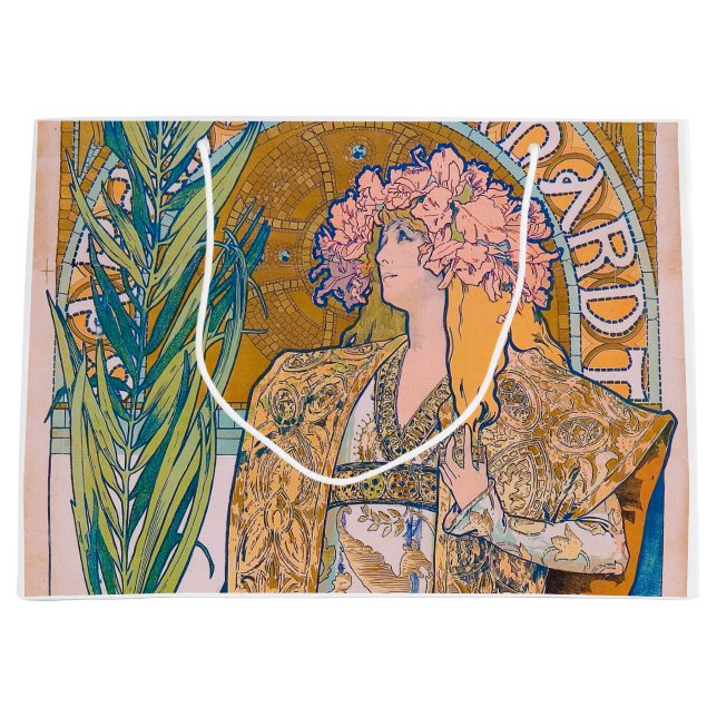 Gismonda, Sarah Bernhardt, Mucha (Framsidan)