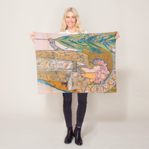 Gismonda, Sarah Bernhardt, Mucha Fleecefilt