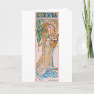 Gismonda, Sarah Bernhardt, Mucha Kort