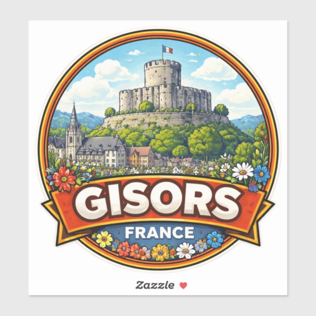 Gisors France  Klistermärken (Ark)