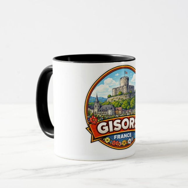 Gisors Frankrike  Mugg (Framsida vänster)