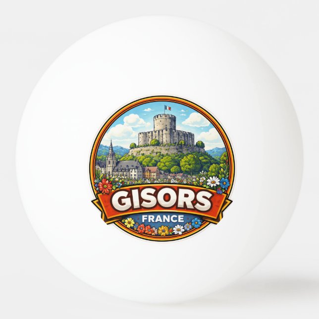 Gisors Frankrike  Pingisboll (Framsidan)