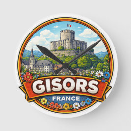 Gisors Frankrike  Rund Klocka