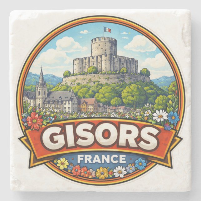 Gisors Frankrike  Stenunderlägg (Framsidan)