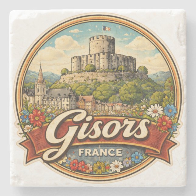 Gisors Frankrike Stenunderlägg (Framsidan)