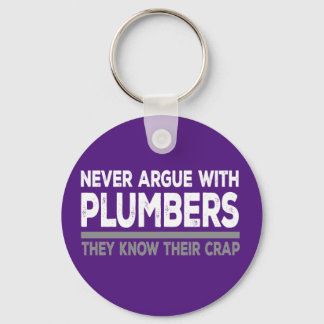 Gissa aldrig rörmokare nyckelring