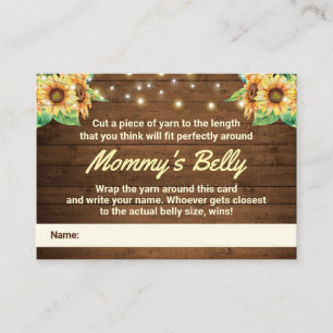 Gissa att Mommys Belly Game Card Solrobabyskor Tilläggskort