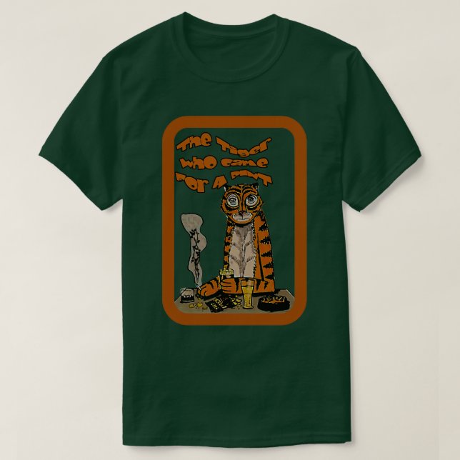 Gissa att WHO kom för en Pint Tiger T Shirt (Design framsida)