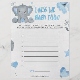 Gissa Baby [Baby Elephant [Blue] Brevhuvud