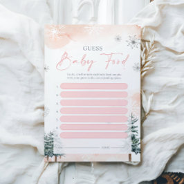 Gissa Baby Food Baby Shower-spel