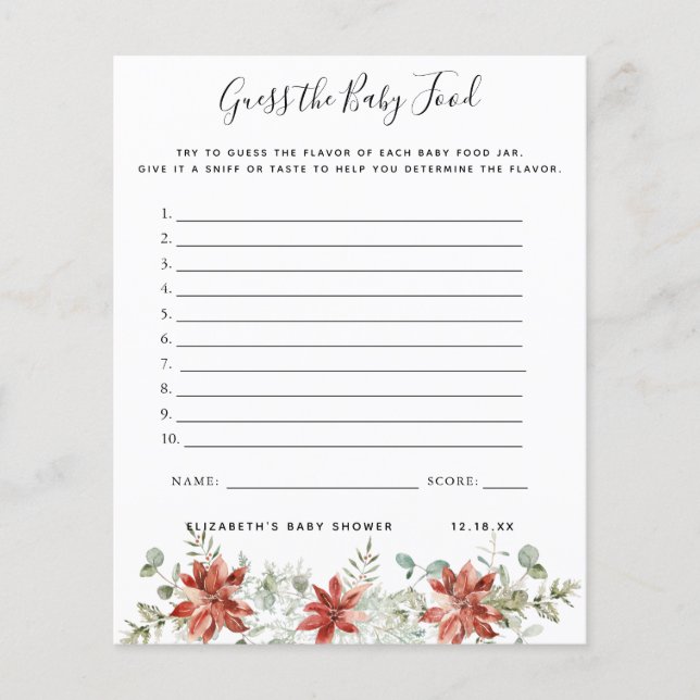 Gissa Baby Food | Barnstödsspel (Framsida)