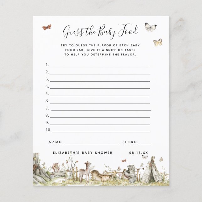 Gissa Baby Food | Barnstödsspel (Framsida)