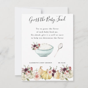 Gissa Baby Food Barnstödsspel