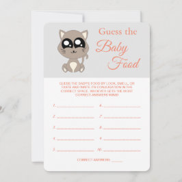 Gissa Baby mat, babyskor, kattspel Inbjudningar