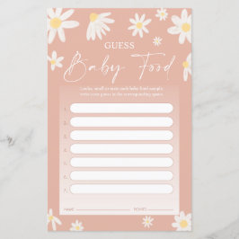 Gissa Baby-matspel - Daisy-babyvykort