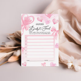 Gissa Baby-spelkort - Valentineser