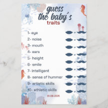 Gissa baby under Sea Baby Shower
