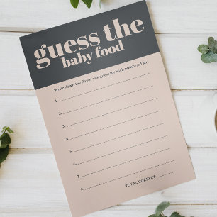 Gissa Babymat Pink Grey Boho Baby Shower Flygblad