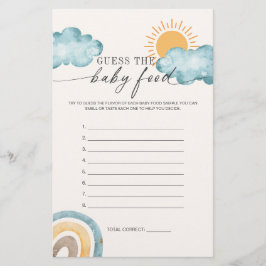 Gissa Babymaten | Sunshine Baby Shower-spel