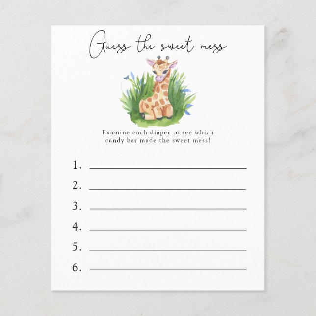 Gissa  - babyskidspel (Framsida)