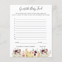 Gissa barnmaten | Baby Shower-spel