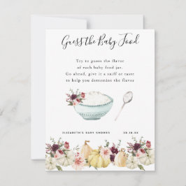 Gissa barnmaten | Baby Shower-spel