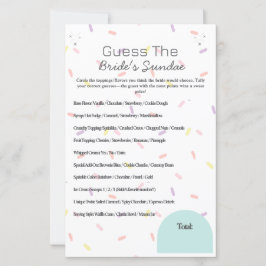 Gissa Brides Sundae-spel