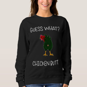 Gissa Chicken Butt White Jokes Humor Coola Retro T Shirt