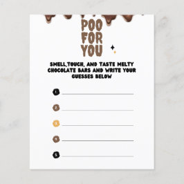 Gissa Chocolate Baby Shower-spelet