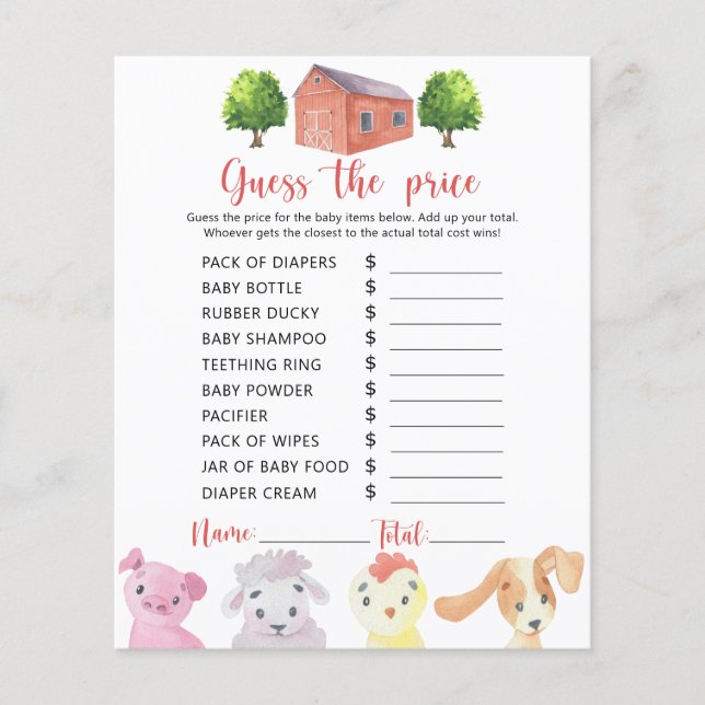 Gissa det prisa! Spel (Framsida)