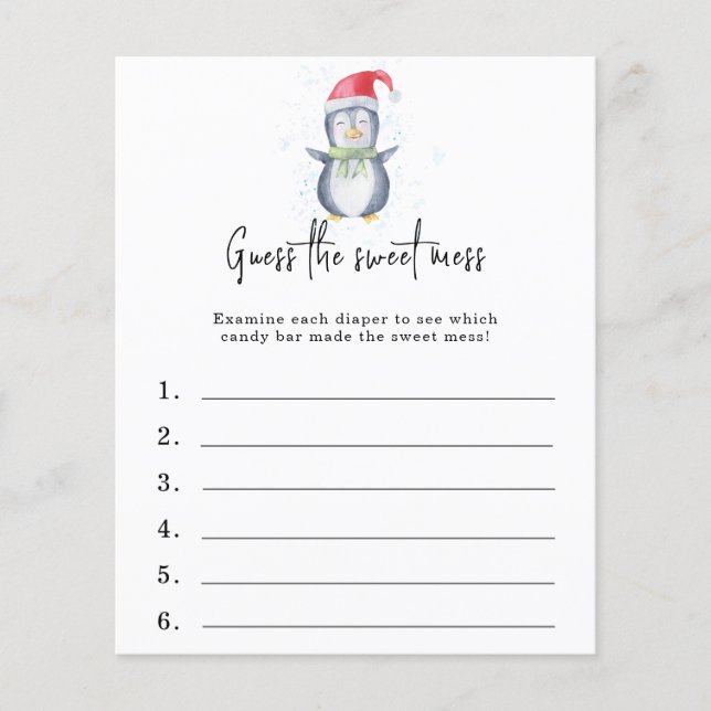 Gissa det söta  - babyduschspelet (Framsida)