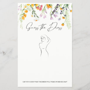 Gissa Dress Möhippa Game Wildblommor Flygblad