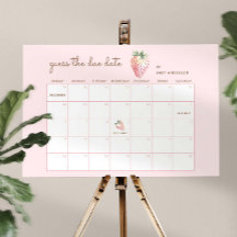 Gissa förfallodatum. Berry Sweet Baby Shower