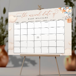 Gissa Förfallodatum Kalender Elefant Affisch